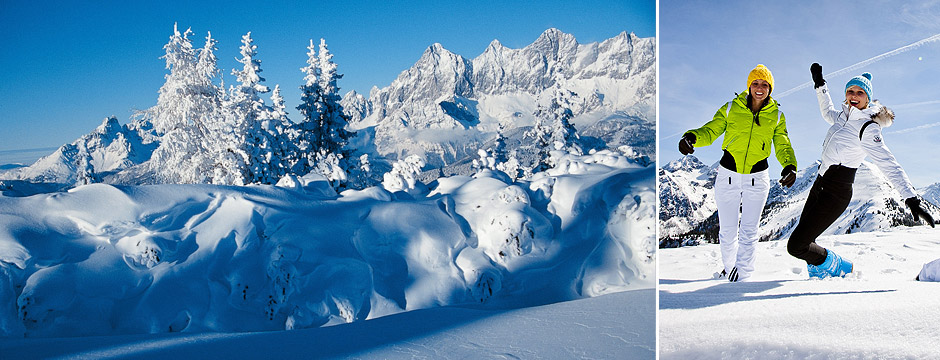 Schneeschuhwandern in Ramsau am Dachstein, Skiparadies